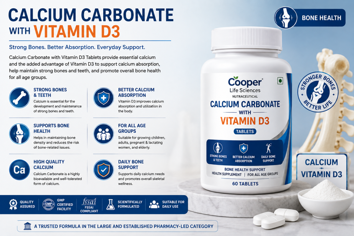 Calcium Carbonate with Vitamin D3 Tablets